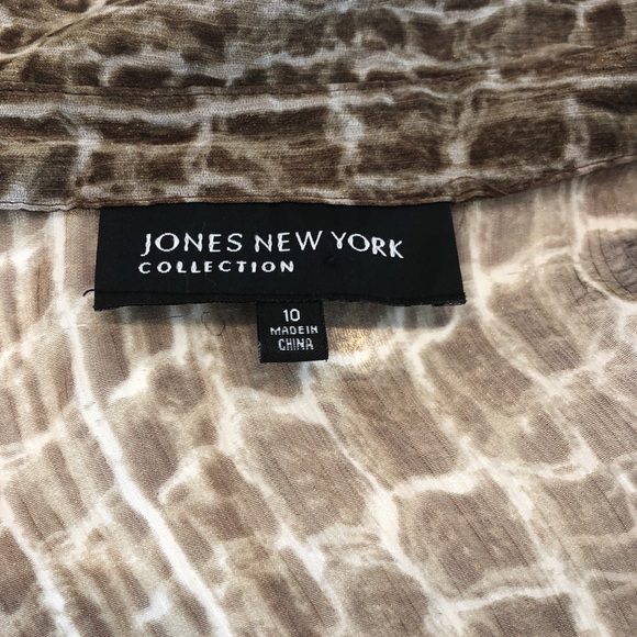 Jones New York | Flounce Blouse  10 - Picture 2 of 2